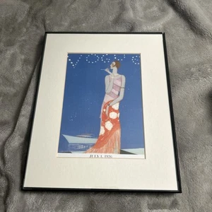 Vogue 1926 Cover Tropical Night by Benito Woman Wearing A Flapper Dress - Picture 1 of 3