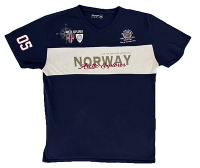 Camiseta masculina Arctic Explorer NORUEGA tamanho XXLarge - Imagem 1 de 4