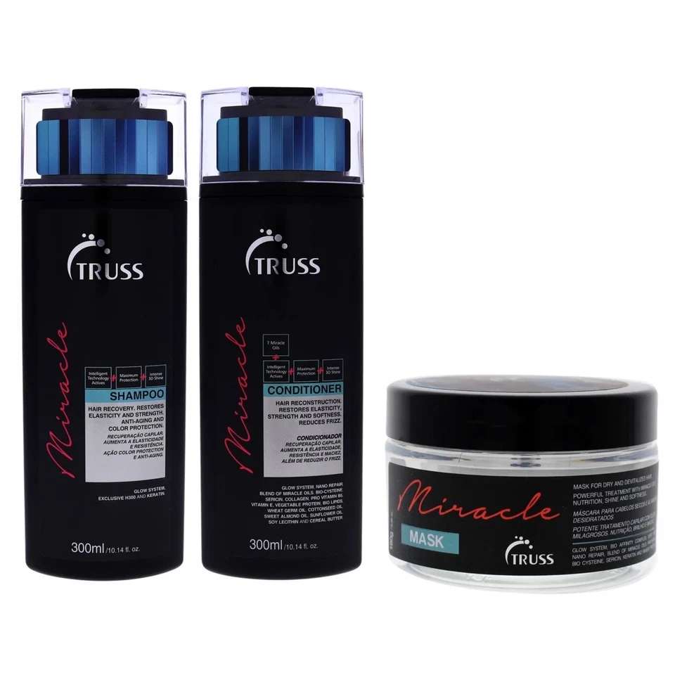 Truss TRIO Miracle Shampoo & Conditioner 10.14 oz and Mask  6.35 oz Kit - Image 1 of 1
