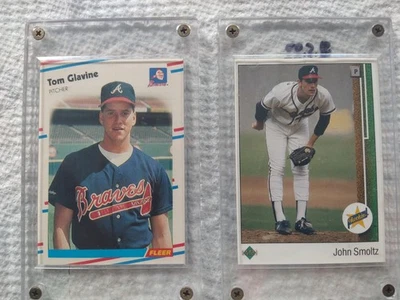 Tom Glavine and John Smoltz, 1988 Baseball Rookie Card Set - Image 1 of 2