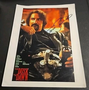 TOM SAVINI AUTOGRAPHED 8X10 COLOR PHOTO (FROM DUSK TILL DAWN)  - Picture 1 of 1
