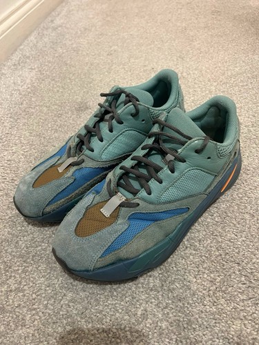Adidas Yeezy Boost 700 Sbiadite Azzurro UK 10
