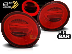 Dynamic LED Bar Tail Lights Red-White for VW New Beetle Pre-FL 9C 1998-2005 EU-s - Bild 1 von 9