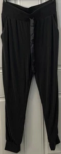 Victorias Secret Joggers Women Large Gray Drawstrings Lounge Lightweight Size L - Picture 1 of 9