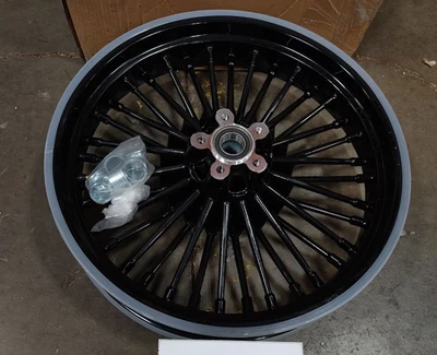 Fat Spoke Wheel 18x3.5 Rear Rim for Harley Heritage Softail Fatboy Springer Used - Изображение 1 из 4