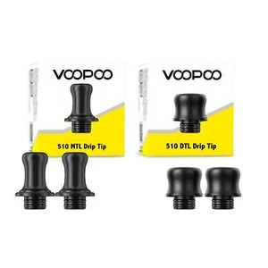 Voopoo 510 Drip Tip Pack of 2 MTL or DTL - Picture 1 of 7