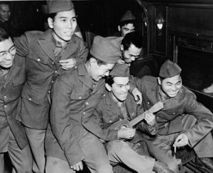 WW2 WWII Photo Japanese American Soldiers of US Army 442nd RCT World War Two - Picture 1 of 1