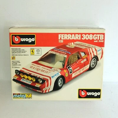 BURAGO 1/25 FERRARI 308 GTB KIT MONTAGGIO COD.5148 - Immagine 1 di 4