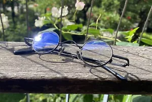 Gafas redondas John Lennon para hombre gafas redondas de metal nuevas gafas redondas negras - Imagen 1 de 10