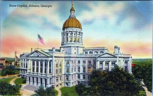 State Capitol Atlanta Georgia Postcard K448 Unposted - Picture 1 of 2