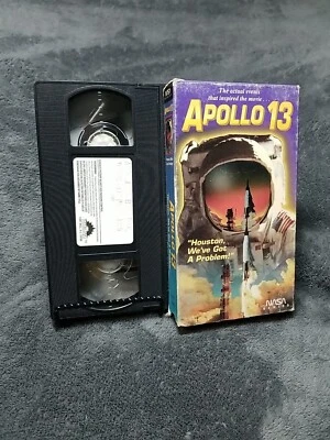 Apollo 13 "Houston, We've Got A Problem!" VHS TAPE (1991 UAV Corp. NASA Series) - Image 1 of 2