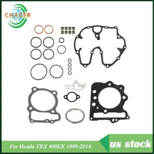 For HONDA TRX 400EX trx400ex 400 1999-2014 Top End Gasket Kit Set head gaskets - Picture 1 of 16