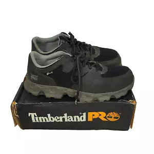 Timberland Shoes Mens Black Size 13 Pro Work Anti Fatigue Alloy Toe Lace Up Shoe - Picture 1 of 20