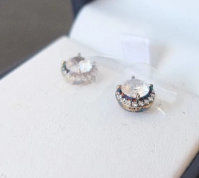 Contessa di Capri Designer 925 Argento Sterling Orecchini a Farfalla Nuovo - Immagine 1 di 4