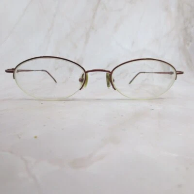 Marco de gafas Adrienne Vittadini 6008 para mujer metal dorado rosa ovalado 49-18-135 Foto 1 de 4