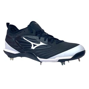 Mizuno EPIQ Men's 13 Metal Baseball Cleat Black White - Picture 1 of 15