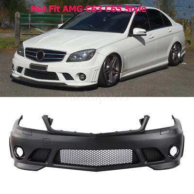 For Mercedes Benz 2008-10 C-Class W204 C300 C350 Front Bumper W/O PDC - Image 1 of 4