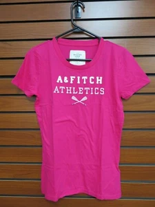 Abercrombie&Fitch short sleeve T-Shirts pink for Women Size L Free Ship!! - Picture 1 of 4