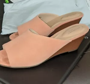 Zeppa assimetrica Rockport Taylor Total Motion Coral Haze nuova con scatola taglia 8 W - Foto 1 di 4