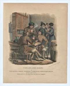 Antique Print "Podlasianie-Rusini" (Podlaskie) L. Zienkowicz - J. Lewicki, 1839 - Picture 1 of 4