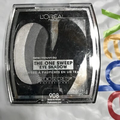 Sombra de ojos LOREAL The One Sweep Trio 908 SMOKY FOR ALL EYES sin sellar NUEVA SIN CAJA DEFECTUOSA Foto 1 de 3