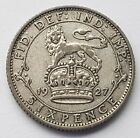 1927 George V Sixpence Silver Coin Lot 2
