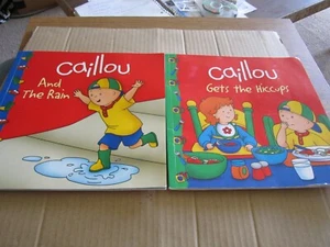 (2) Caillou Softcover Books by Sarah Margaret Johanson, Good-Shape, 2013. - Picture 1 of 2