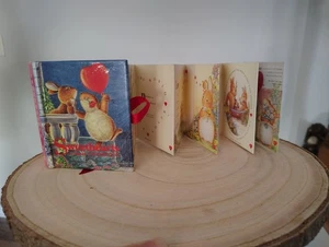 Vintage Miniature Accordion Book Sweethearts A Celebration Tiny Collectors Gift - Picture 1 of 18