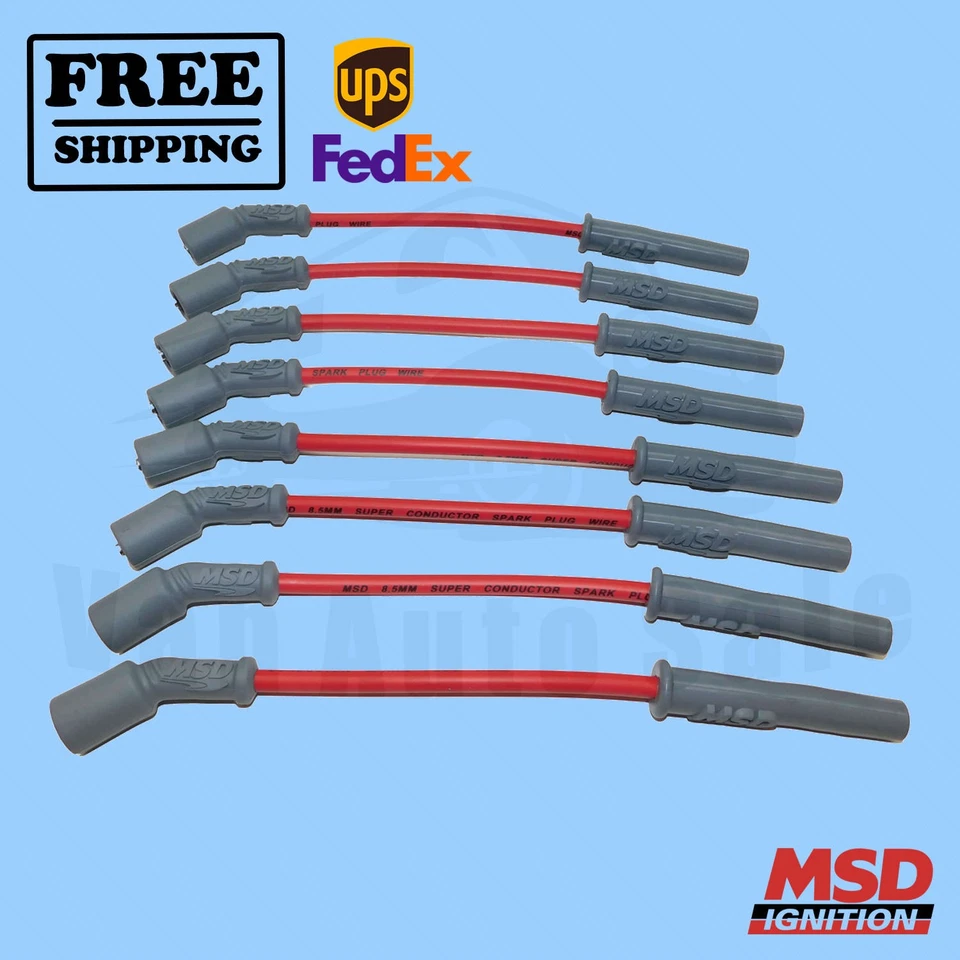 Juego de cables de bujía MSD se adapta a GMC Envoy XUV 2004-2005 Foto 1 de 4