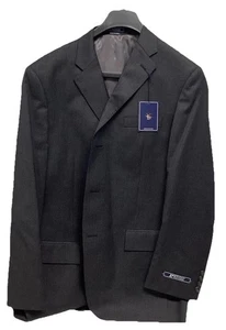 42R grauer Nadelstreifen Anzug Jacke und Hose, nie getragen, JC Penney - Bild 1 von 24