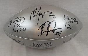 Fútbol americano autografiado - Calvin Johnson, Jon Kitna + 8 más 2007 Detroit Lions - Imagen 1 de 9