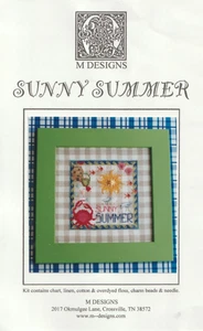 KIT DE PUNTO X SOLEADO VERANO - Lino/Dije/Cuentas/Hilo teñido - por M DESIGNS - FUERA DE STOCK - Imagen 1 de 3