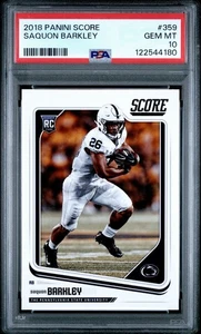 2018 Score Saquon Barkley Rookie PSA 10 - Picture 1 of 2