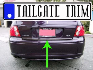 For Pontiac GTO 2004 2005 2006 Chrome Tailgate Trunk Trim Molding - Bild 1 von 6