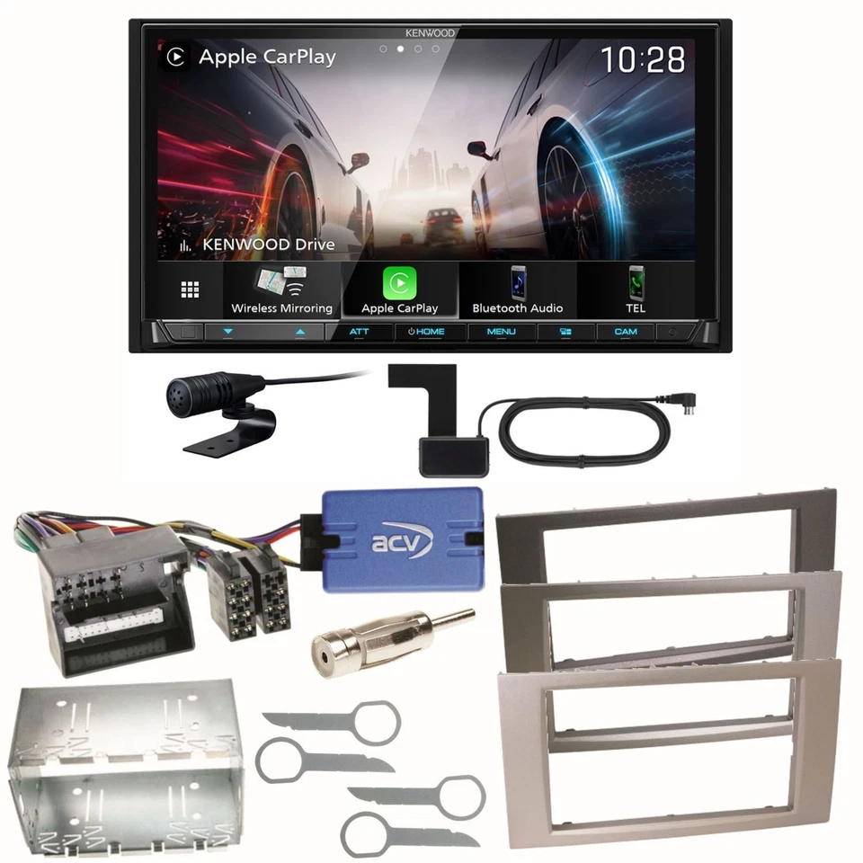 Kenwood DMX8021DABS Android Auto Einbauset für Ford Focus C-Max Fiesta Transit - Bild 1 von 1