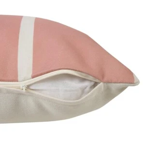 20 X 20 Pink Zippered Geometric Indoor Outdoor Throw Pillow - Picture 1 of 1