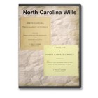 North Carolina Wills From The 1700s Historic Book Collection on CD - D455