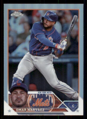 2023 Topps Chrome Update Refractors #USC69 Omar Narvaez - Image 1 of 2
