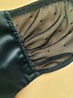 NWT Black Oroton Mid Rise Lace Panties Size 16