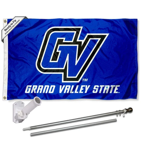 Grand Valley State Lakers Flag Pole and Bracket Mount Holder Cover