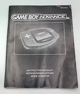 Official Instruction Booklet for the Nintendo Gameboy Advance - User Manual - Picture 1 of 4