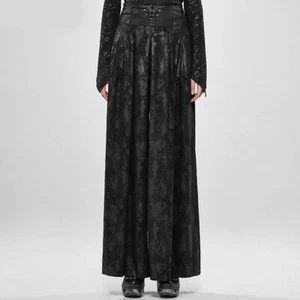 Punk Rave Gothic Goth Stoffhose Hose Palazzo-Hose - Misteria - Bild 1 von 42