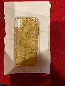 Case Mate Gold Floral iPhone X Case - Picture 1 of 8