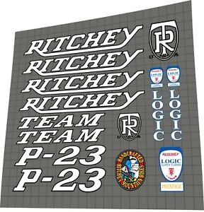1991 RITHCHEY P 23 DECAL SET