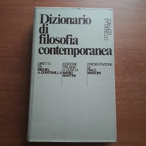DIZIONARIO DI FILOSOFIA CONTEMPORANEA - 1979-V - Foto 1 di 1
