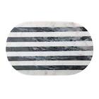 Black & White Striped Marble Cutting Board