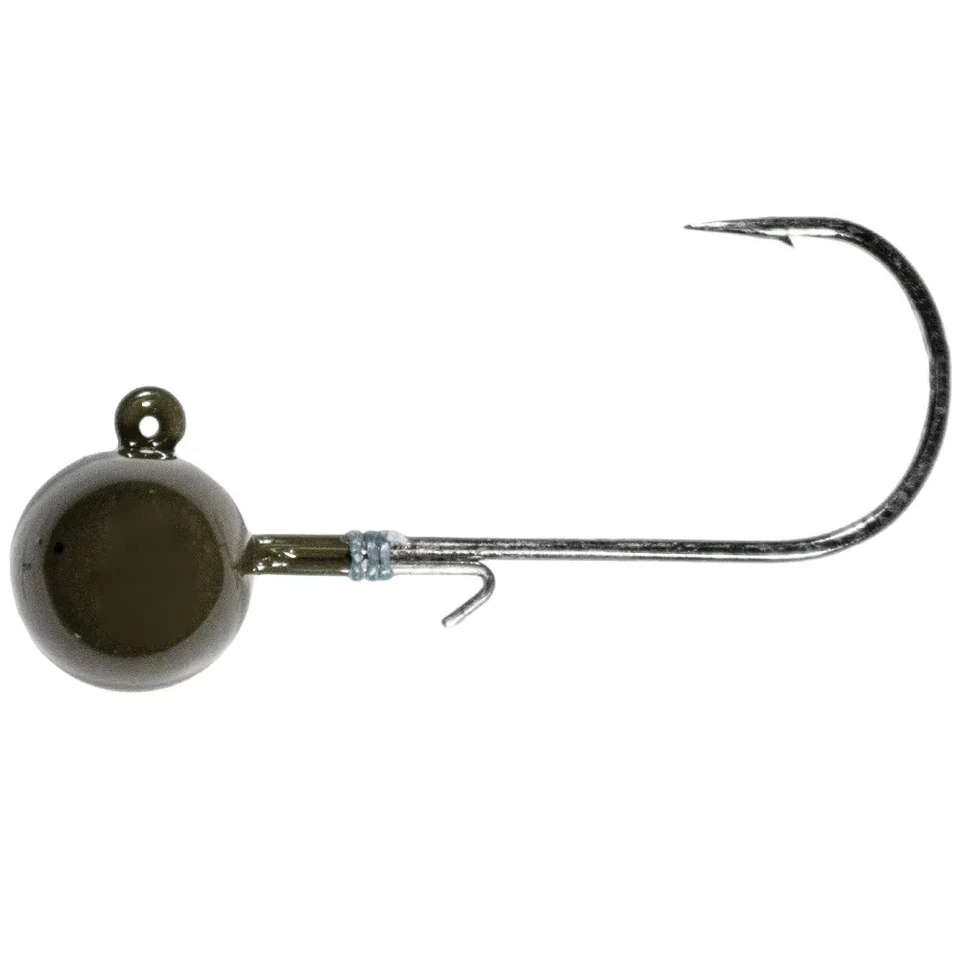 LMAB Tungsten Round Jig - Jigköpfe mit Baitholder für Gummifische - bleifrei