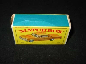 Vintage LESNEY Matchbox : CHEVROLET TAXI-CAB #20 - England - (BOX ONLY) original - Picture 1 of 4