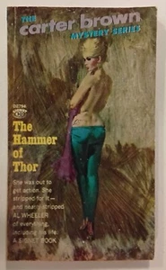 Vintage Mystery Paperback CARTER BROWN: THE HAMMER OF THOR 1965 Good... - Imagen 1 de 3