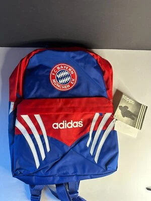Adidas FC Bayern München Rucksack Tasche NEU✅ Retro Vintage TOP✅ FCB Fußball - Bild 1 von 3